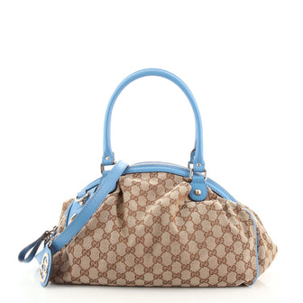 Gucci Sukey Boston Bag GG Canvas