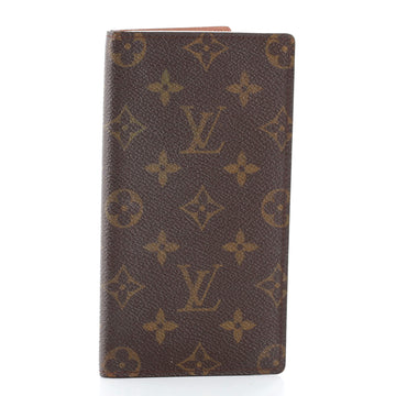 Louis Vuitton Checkbook Cover Monogram Canvas
