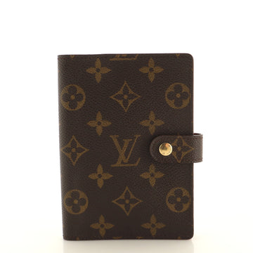 Louis Vuitton Ring Agenda Cover Monogram Canvas PM