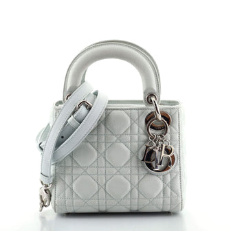 Christian Dior Lady Dior Bag Grained Calfskin Mini