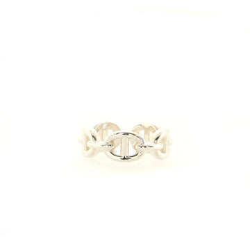 Hermes Chaine d'Ancre Enchainee Ring Sterling Silver Small