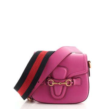 Gucci Lady Web Shoulder Bag Leather Small