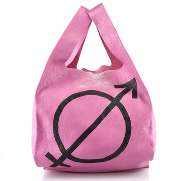 Balenciaga Supermarket Shopper Bag Printed Leather Medium