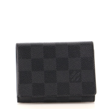 Louis Vuitton Envelope Business Card Holder Damier Graphite