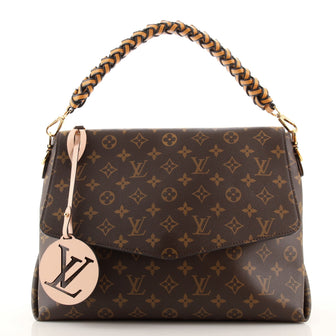 Louis Vuitton Braided Handle Beaubourg Handbag Monogram Canvas MM