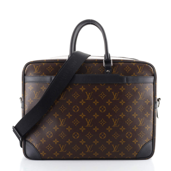 Louis Vuitton Monogram Canvas Porte Documents Voyage Briefcase GM Bag Louis  Vuitton