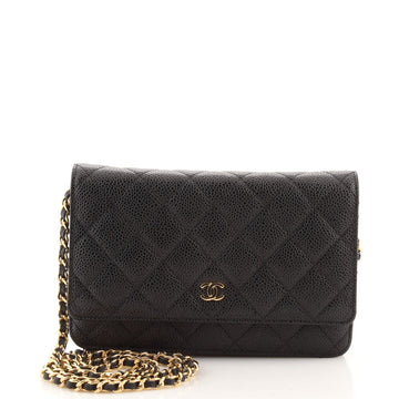 Chanel Wallet on Chain Quilted Caviar