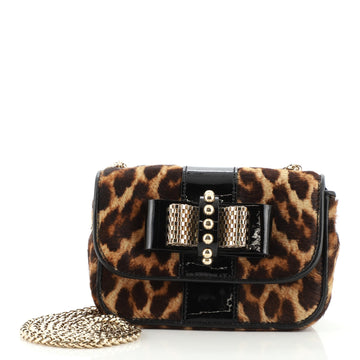Christian Louboutin Sweet Charity Crossbody Bag Pony Hair Mini