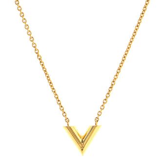 Louis Vuitton Essential V Necklace Metal