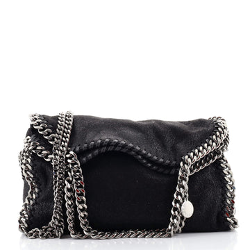Stella McCartney Falabella Fold Over Crossbody Bag Shaggy Deer Mini