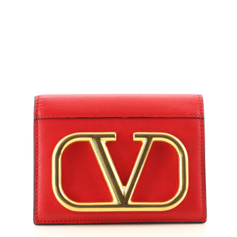 Valentino Vlogo Wallet Leather with Metal