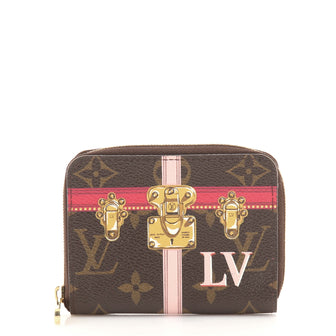 Louis Vuitton Zippy Coin Purse Limited Edition Summer Trunks Monogram Canvas