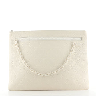 Louis Vuitton A4 Pouch Monogram Taurillon Leather