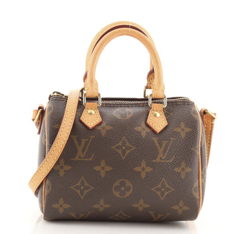 Louis Vuitton Speedy Bandouliere Bag Monogram Canvas Nano