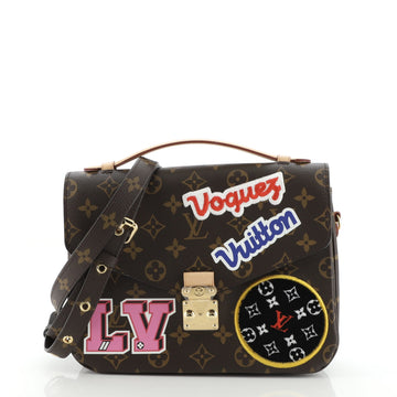Louis Vuitton Pochette Metis Limited Edition Patches Monogram Canvas
