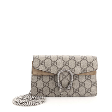Gucci Dionysus Bag GG Coated Canvas Super Mini