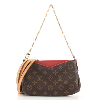 Louis Vuitton Pallas Clutch Monogram Canvas
