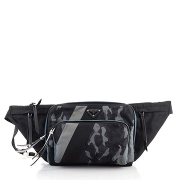 Prada Impunto Waist Bag Printed Tessuto