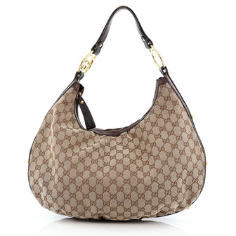 Gucci Interlocking Hobo GG Canvas Medium