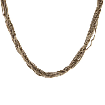 Saint Laurent LouLou Twisted Chain Necklace Metal