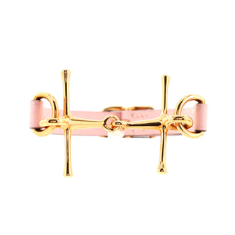 Hermes Mors Bracelet Leather and Metal