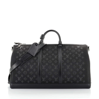Louis Vuitton Keepall Bandouliere Bag Limited Edition Light Up Monogram Jacquard 50