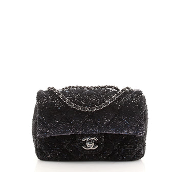 Chanel CC Flap Bag Quilted Ombre Sequins Small
