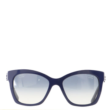 Chanel Boy Brick Cat Eye Sunglasses Acetate