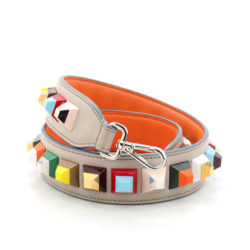 Fendi Kan I Shoulder Strap Studded Leather
