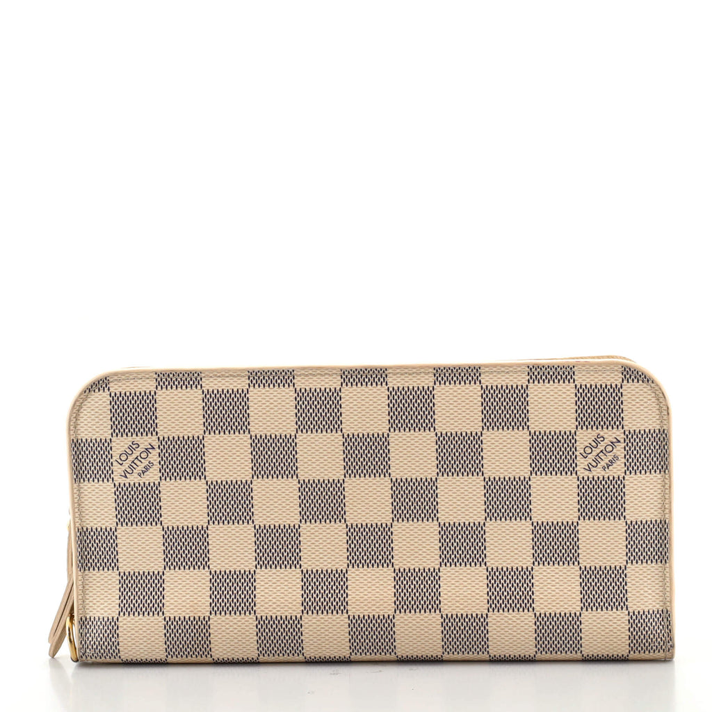 LOUIS VUITTON Insolite Damier Azur Wallet White