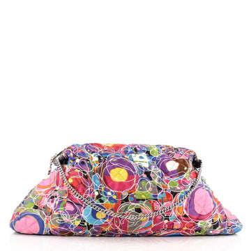 Chanel Kaleidoscope Chain Tote Quilted Printed Satin Large
