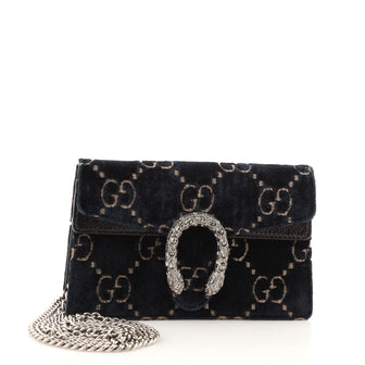Gucci Dionysus Bag GG Velvet Super Mini