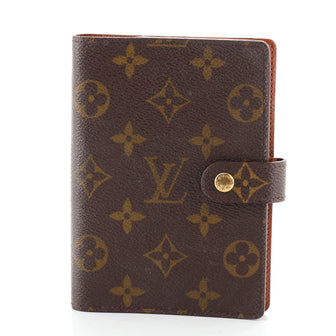 Louis Vuitton Ring Agenda Cover Monogram Canvas PM