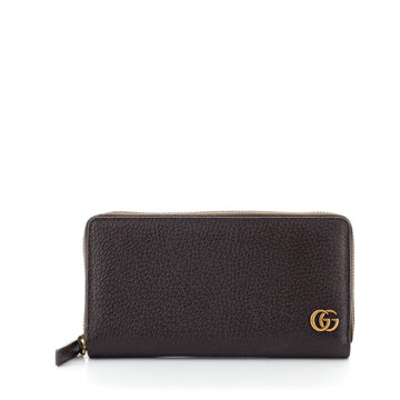 Gucci GG Marmont Zip Around Wallet Leather