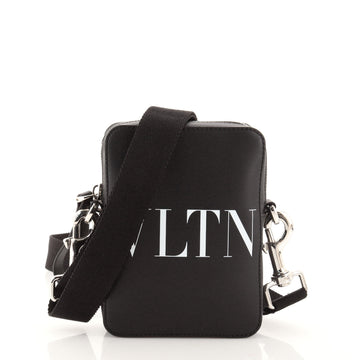 Valentino VLTN Square Crossbody Bag Printed Leather Small