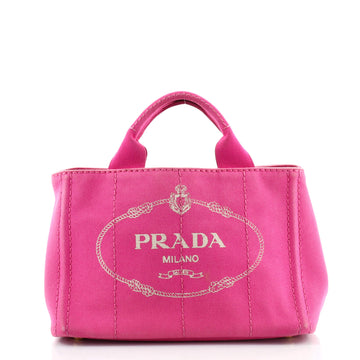 Prada Canapa Tote Canvas Mini