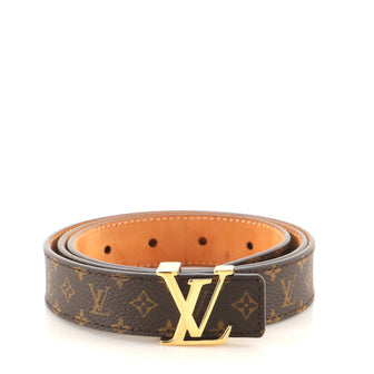 Louis Vuitton LV Initiales Belt Monogram Canvas Thin