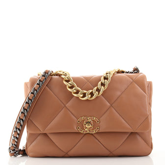 Chanel 19 Flap Bag Quilted Lambskin Large