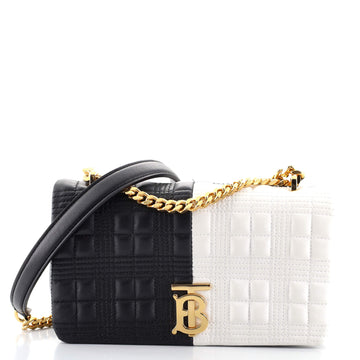 Burberry Lola Shoulder Bag Quilted Lambskin Small