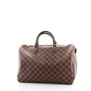 Louis Vuitton Speedy Bandouliere Bag Damier 35