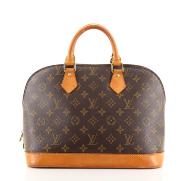 Louis Vuitton Vintage Alma Handbag Monogram Canvas PM