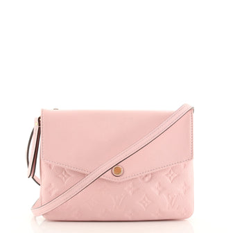 Louis Vuitton Twice Handbag Monogram Empreinte Leather