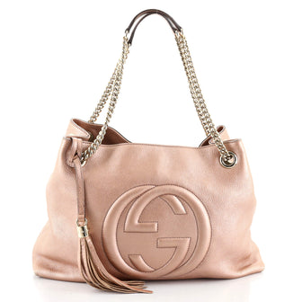 Gucci Soho Chain Strap Shoulder Bag Leather Medium
