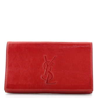 Saint Laurent Belle de Jour Clutch Patent Large
