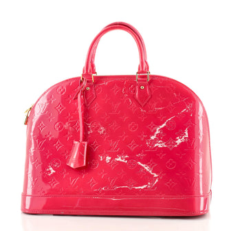 Louis Vuitton Alma Handbag Monogram Vernis GM