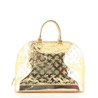 Louis Vuitton Alma Handbag Monogram Miroir PVC GM