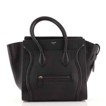 Celine Luggage Bag Grainy Leather Mini
