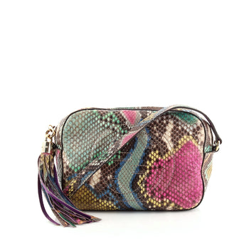 Gucci Soho Disco Crossbody Bag Python Small
