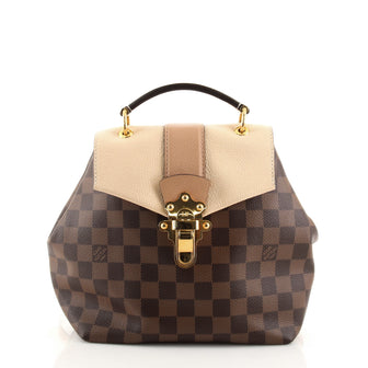 Louis Vuitton Clapton Backpack Damier and Leather