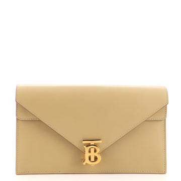 Burberry TB Envelope Clutch Leather Small